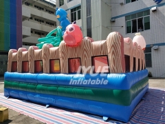 aire de jeux gonflable géante