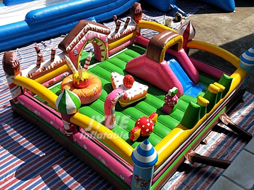 Giant inflatable playground inflatable castle fun city