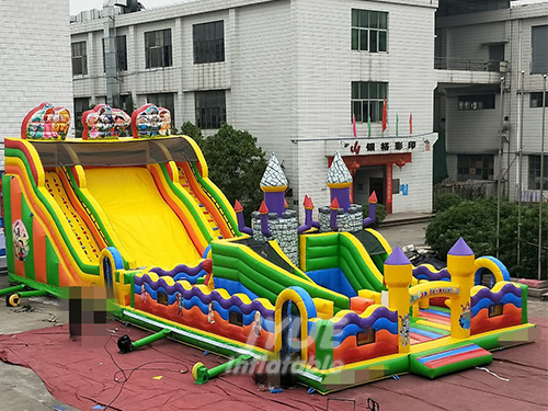 Parc d'attractions populaire gonflable Fun City pour la vente à chaud