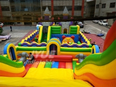 Parc d'attractions populaire gonflable Fun City pour la vente à chaud