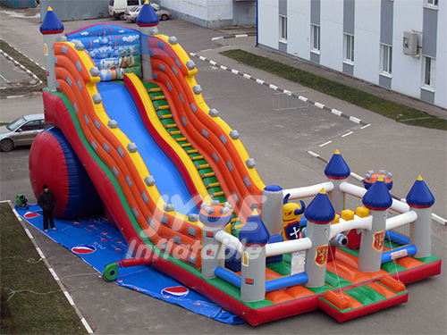 0.55mm PVC PLATO gigantesque intéressant amusement gonflable parc aquatique / ville amusante pour enfants