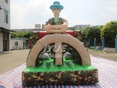Comercial Boot Camp Giant Bouncer Adulte Gonflable Course