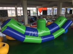 Outdoor water game inflatable seesaw