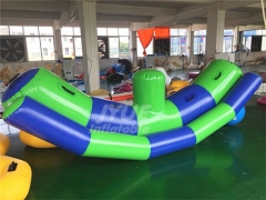 Outdoor water game inflatable seesaw