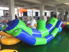 Outdoor water game inflatable seesaw