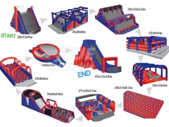 Comercial Boot Camp Giant Bouncer Adulte Gonflable Course