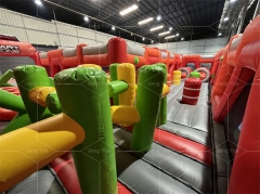Customized Combo PVC Indoor Trampoline Park Inflatable Giant Playground Amusement Theme Park with Blower