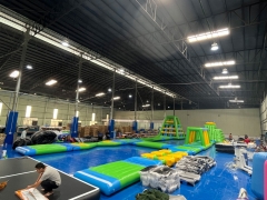 Customized Inflatable Giant Water Park for Kids and Adult Summer Beach Sport