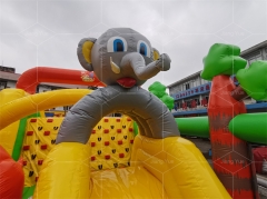 Commercial Grade Kids Structures Gonflables Bouncing Castles Combo Jumping Commercial Inflatable Obstacle Course