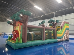 Hot Selling Obstacle Course Inflatable Bouncy Castle Funny Outdoor Sports