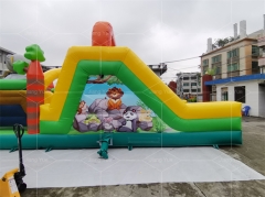 Commercial Grade Kids Structures Gonflables Bouncing Castles Combo Jumping Commercial Inflatable Obstacle Course