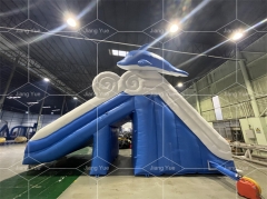Cheap Price Commercial Waterslide Dolphin Inflatable Water Slide for Inground Pool