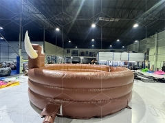 Coomercial Inflatable Rodeo Bull With Control Machine
