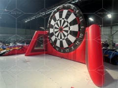 Play Game Kids Inflatable Soccer Dart Target Board with Sticky Ball