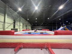 Factory Price 7m Wide Eliminator Meltdown Inflatable Wipeout Games