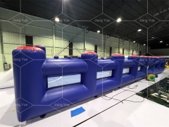 Customized Portable Inflatable Human Foosball Field Inflate Soccer Field Court