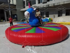 Carnival Amusement Mechanical Bull Ride Rodeo Inflatable Mechanical unicorn Bull Ride