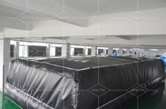 China Manufacture Inflatable Trampoline Park Freefall Landing airbag Foam Cube air Bag Jump
