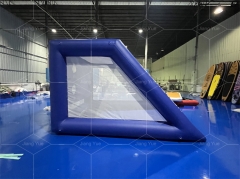 Inflatable Free Kick Soccer Game Durable Inflatable Soccer Goal with Balls