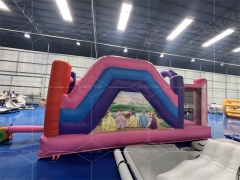Barbii Girls Party Jumping Castle Slide Game Inflatable Bouncer Pink Bounce House for Sale