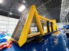 Air Tight Inflatable Zip Line Amusement Park Inflatable Slide for Kids and Adults