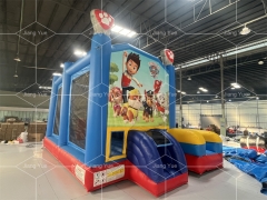 Customize Paw Patrol Cartoon Bounce Castle House Jumping Bouncy Inflatable Bouncer for Kids