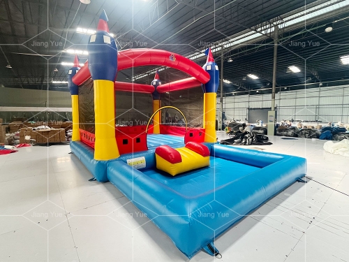 7x4.5x4m Kids Bounce Castle With Swimming Pool