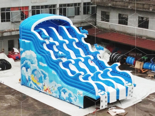 Wave Inflatable Slide For Above Ground Pool