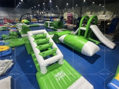 Mobile Land Floating Water Park Pool Inflatable Water Park Equipment Games Aqua Park for Lake