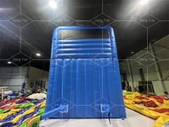 Micky Mouse Blue Inflatable Water Slide With Pool for Kids Birthday