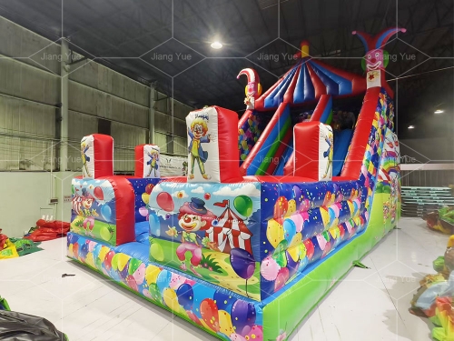 Playground Clown Jumping Castle Inflatable Bouncy Castle with Slide Inflatable Slide