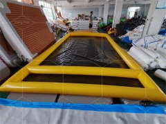 Outdoor Portable PVC Inflatable Car Wash Pool air Wash Mat Car Pool for Sale