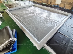 0.6mm PVC Inflatable Car Wash Mat Water Containment Mats for Vehicle Wash or Carpet Wash