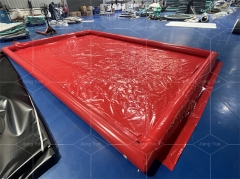 Heavy Duty Inflatable Car Wash Mat Cleaning Garage Plastic Floor Containment Mats