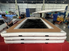 Yacht Floating Pool Inflatable Sea Pool with Net
