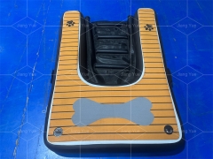 Inflatable Pup Plank Dog Ramp Dock Customized Size Mesh Bottom Floating Ladder Inflatable Water Ramp For Dogs