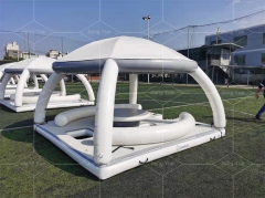 Marina Inflatable Floating Platform Aqua Banas for Yachts and Bathing