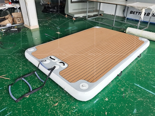 Inflatable Deck Floating Dock In Water Sports Inflatable Water Platform