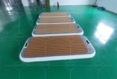 Inflatable Island Boat Dock Floating Swim Pool Platform