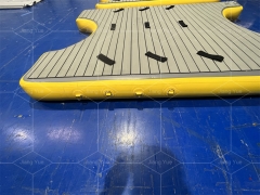 Stock Inflatable Rescue Sled Yellow Drop Stitch Fabric Small Lifeguard Rescue Board Sled for Jet Ski