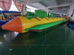Most Popular PVC Material Inflatable Banana Water Boat Air Sealed Inflatable Games for Beach