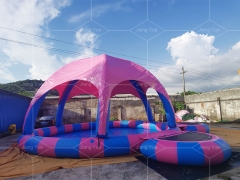 Commercial Inflatable Swimming Pool with Dome Tent for Kids and Adults