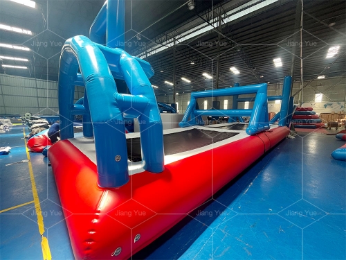 0.9mm PVC Inflatable Water Beach Volleyball Trampoline Field for Sale